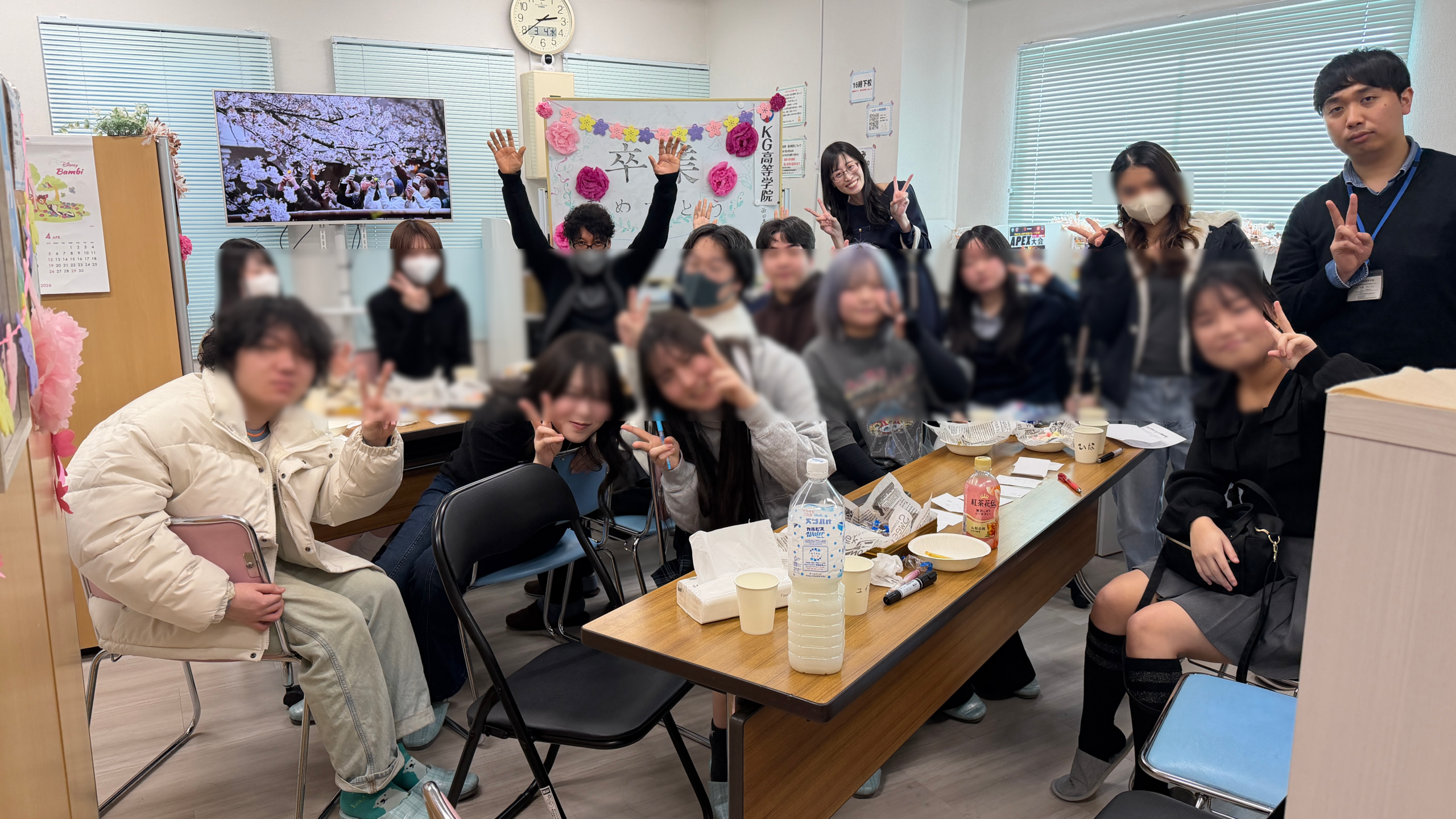 ⬜︎終業式&卒業生を送る会(自由参加)